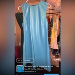 House of harlow vegan leather Mod dress